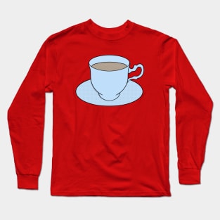 Vintage Cup of tea or coffee Long Sleeve T-Shirt